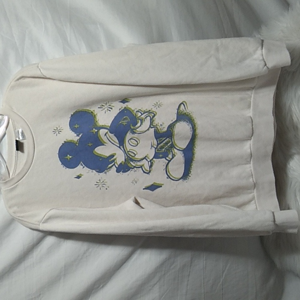 (BX23) SALE! HTF! Disney Angry Mickey Mouse Sweater Sz.L Oversized Fit Unisex